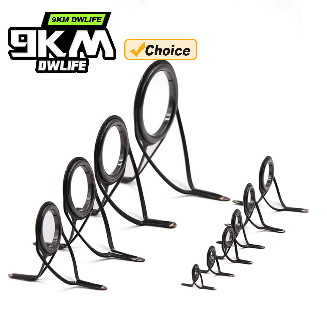 Fishing Rod Building Kit - Комплект из 10 изогнутых кольцевых направляющих