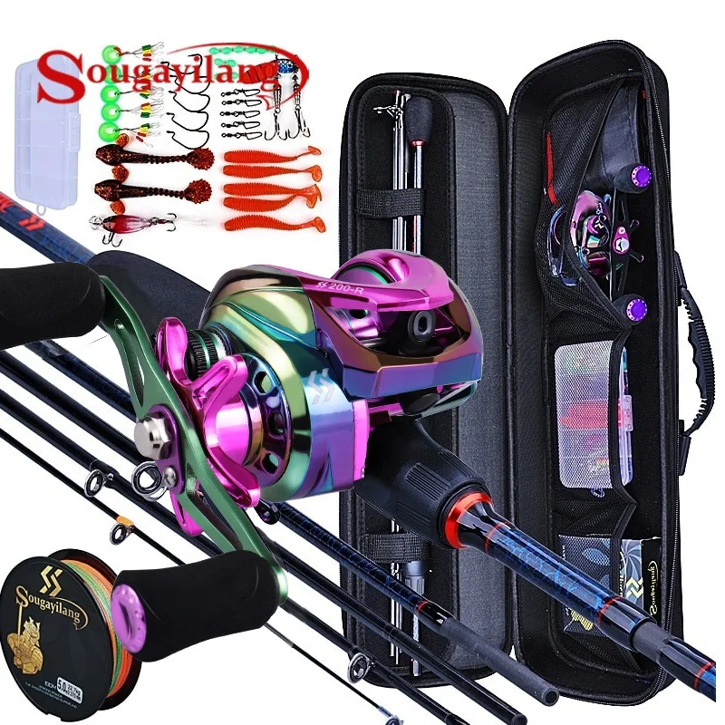 Fishing Rod Combo - Удочки и катушки Sougayilang, 5-секционная карбоновая